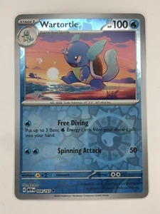 Pokemon TCG Wartortle 008/165 Reverse Holo Scarlet & Violet 151 English NM - Picture 1 of 3
