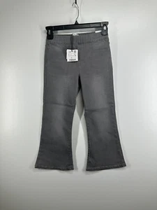 ZARA Kids Girls Mini flare Sz 9 Gray Pants Stretch Leggings Jeans bottoms - Picture 1 of 9