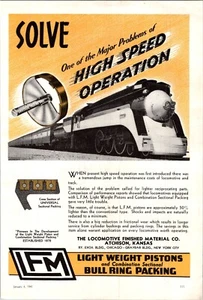 The Locomotive Finished Material Company 1941 Print Ad - Picture 1 of 1