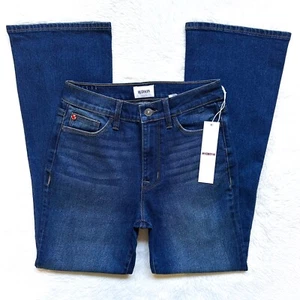 NWT Hudson Blair High Rise Bootcut Crop Dark Wash Stretch Jeans Womens Size 25 - Picture 1 of 12