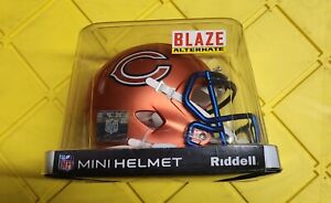 Chicago Bears Blaze Alternate Mini Helmet Unsigned Riddell Rare