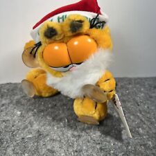 Vintage Garfield Car Suction Plush Christmas Doll 1981 BAH HUMBUG! Stuck On You