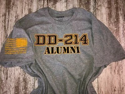 DD-214 Alumni Military T-shirt. Perfect For Military Veteran 823 - Image 1 of 4