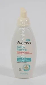 Aveeno CALM + RESTORE 6oz Redness Relief FOAMING CLEANSER Makeup Remover FF - Picture 1 of 2