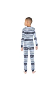 Unisex NEW Member's Mark Unisex Kid's 2-Piece Family Holiday Pajama Set Size 4 - Picture 1 of 7