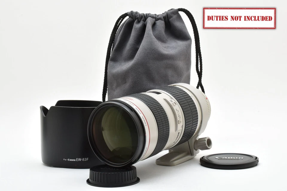 [Exc+5 w/Hood] Canon EF 70-200mm f2.8 L USM Telephoto Zoom Lens EF Mount From JP - Image 1 of 4