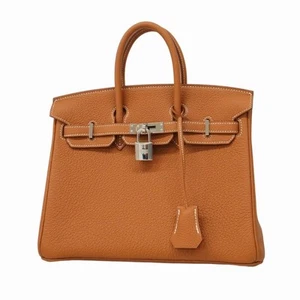 Hermes handbag Birkin 25 Togo gold W stamp ladies GZl18n6r - Picture 1 of 1