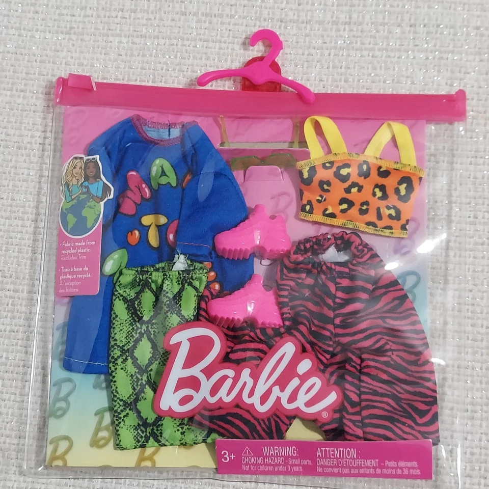 Barbie Fashion Pack - HJT36 - Pack of 2 clothing outfits for Barbie doll