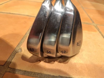 Miura 3 Wedge Set 52°/56°/60° – KBS Tour Custom White Shafts – Iomic Grips  - Image 1 of 4