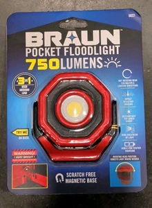 Braun 750 Lumens Pocket Floodlight - Red (59227) - Picture 1 of 2