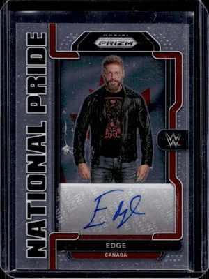 2022 Chronicles WWE Edge National Pride Signatures Auto #NP-EGE - Image 1 of 2