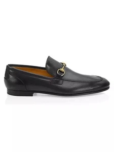 Gucci Men’s Jordaan Leather Loafer Black UK 8 US 9 - Picture 1 of 6