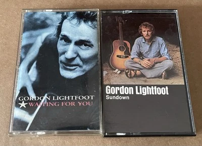 2 Cassette Gordon Lightfoot Lot Tested Excellent Shape Sundown Waiting For You Foto 1 de 3