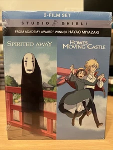 Spirited Away & Howl's Moving Castle Blu-Ray 2 Pack Brand New Sealed - Picture 1 of 6