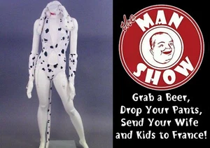 The Man Show: Custom Trashy Lingerie Costume Dalmation Dog Juggy Wardrobe COA - Picture 1 of 9