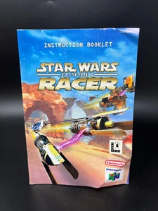 Star Wars Episode I: Racer (Nintendo 64) *NUR BEDIENUNGSANLEITUNG - ORIGINAL* - Bild 1 von 2
