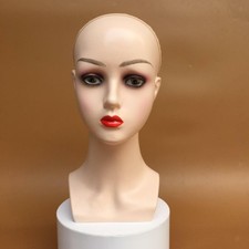 Parrucca da donna che fa manichino testa toupee gioielli orecchino display
