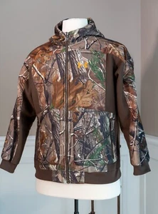 Under Armour Realtree Camo Boys Size YXL Full Zip Hunting Jacket W/Hood - Picture 1 of 5
