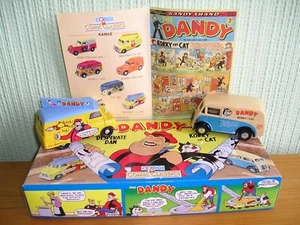 CORGI COMIC CLASSIC DANDY LTD ED BEDFORD & MORRIS VANS DAN & KORKY BOXED 1991 - Picture 1 of 4