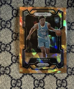2023-24 James Nnaji Panini Retail Orange Prizm RC - #159 - Charlotte Hornets - Picture 1 of 2
