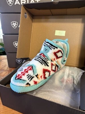 Ariat Mujer Botín Zapatilla Difuso Suroeste Pull on Informal AR2238 Talla 5-6 Foto 1 de 4