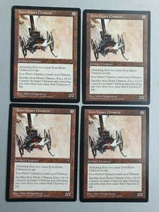 Iron-Heart Chimera x4 Playset, MTG Visions (1997), Uncommon Artifact NM - Picture 1 of 2