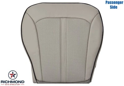 Lincoln MKX 2011-2015 - parte inferior lateral del pasajero cubierta de asiento de cuero genuino gris Foto 1 de 4