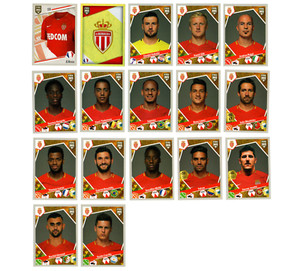 2018 Panini Sticker FIFA 365 AS Monaco #213 - #232