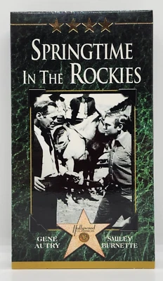 GENE AUTRY / SPRINGTIME IN THE ROCKIES VHS (1999) ~ ORIGINAL RELEASE DATE (1937) - Image 1 of 3
