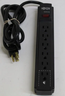 Tripp Lite TLP606B  (6ft Cord) 6-Outlet Surge Protector - Image 1 of 4