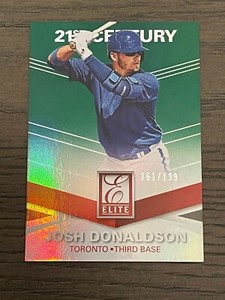 2015 Panini Elite 21st Century Green Josh Donaldson #93 Blue Jays /199