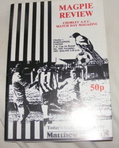 1987 Chorley v Hartlepool United FA Cup 1st - Picture 1 of 1