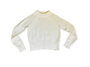 Abercrombie Kids Cream Cable Knit Sweater 11/12 ✨ Excellent Condition 🤍 - Picture 1 of 6