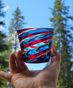 Fulvio Bianconi Venini drinking glass or a small vase Murano Italy - Picture 1 of 7