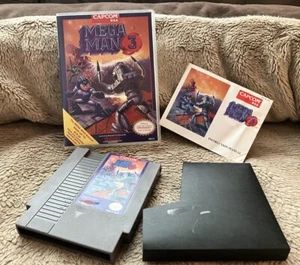 NES Mega Man 3 Authentic With Sleeve And Manual Case Tested - Picture 1 of 8