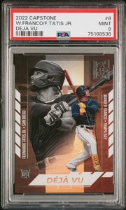 2022 CAPSTONE #8 W.FRANCO/F.TATIS JR. DEJA VU (RC)