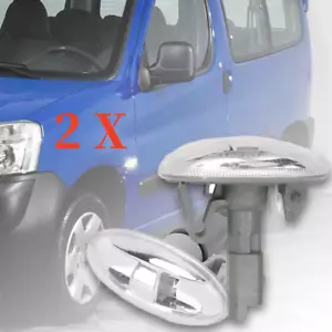 2x Side Indicator Repeater Lamp With Base For Peugeot/Citroen/Fiat/Toyota 6325G4 - Picture 1 of 8