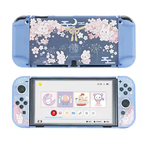 GeekShare Kaninchen Schutzhülle für Nintendo Switch OLED Halterung Griff Abdeckung - Bild 1 von 11