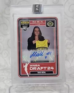 2024 Panini Instant Nika Muhl Rookie WNBA Draft Night DN-8 Autograph /99 - Picture 1 of 1