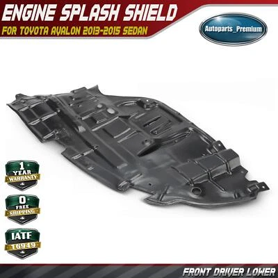Front Driver Lower Engine Splash Shield Under Cover for Toyota Avalon 2013-2015 - Image 1 of 4