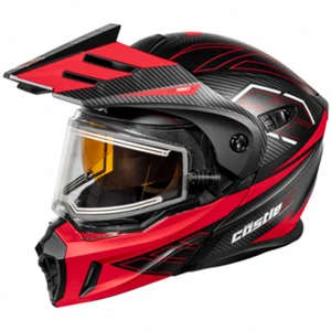 Castle X Adult's CX950 V2 Fierce Helmet Matte Black/Red Size Large - Bild 1 von 4