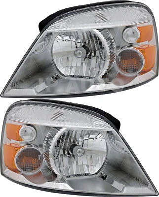 For 2004-2007 Ford Fiesta Monterey Headlight Halogen Set Pair Foto 1 de 4