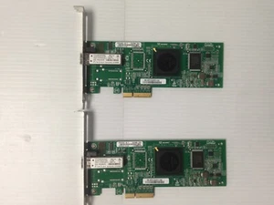 Lot of 2 Dell PF323 QLogic 4Gb QLE2460 HBA Fibre Channel Adapter PCI-E Cards - Picture 1 of 6
