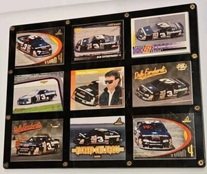NASCAR Dale Earnhardt y Richard Childress 9 tarjetas montadas en marco usadas - Imagen 1 de 9