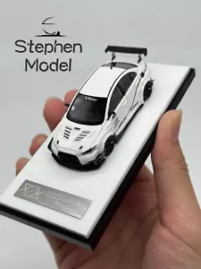 Errore 404 1:64 Modellino auto Mitsubishi Lancer Evolution X resina bianco perla - Foto 1 di 3