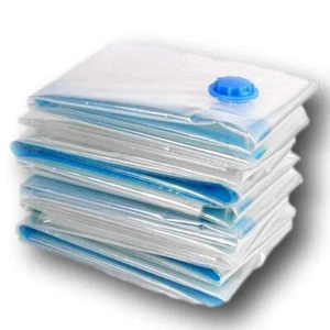 4x Vacuum Storage Bags Compressed Seal Cloth Organiser Space Saving Vaccum Bag - Bild 1 von 1