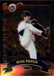 2002 Topps Chrome Traded Baseball #T205 Ross Peeples RC