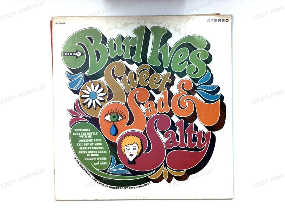 Burl Ives - Sweet, Sad & Salty US LP 1968 ' - Image 1 of 1