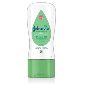 Johnson's Baby Oil Gel with Aloe Vera & Vitamin E, Baby Skin Care, 6.5 oz. - Picture 1 of 12