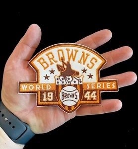 RARE 1944 St. Louis Browns Would Series Logo Patch 5in. Official Sew On Iron - Picture 1 of 2